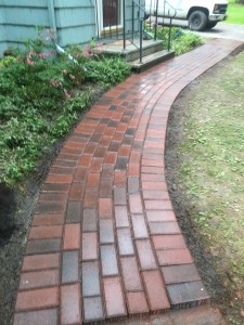 holland paver walkway
