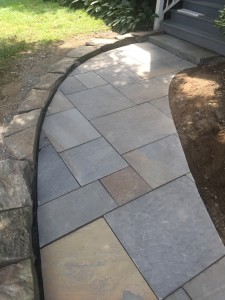flagstone walkway