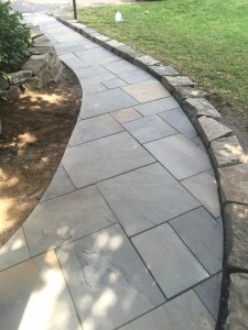 flagstone walkway