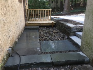 bluestone steps, bridge