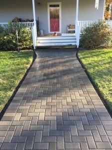 Holland paver walkway