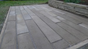 stone patio