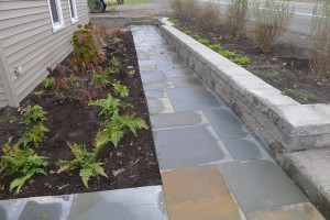 flagstone walkway
